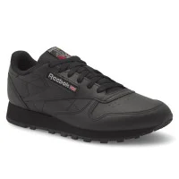 Кросівки шкіряні Reebok EU-CLASSIC LEATHER 100008497 6323 чорні з натуральної шкіри оригінальні