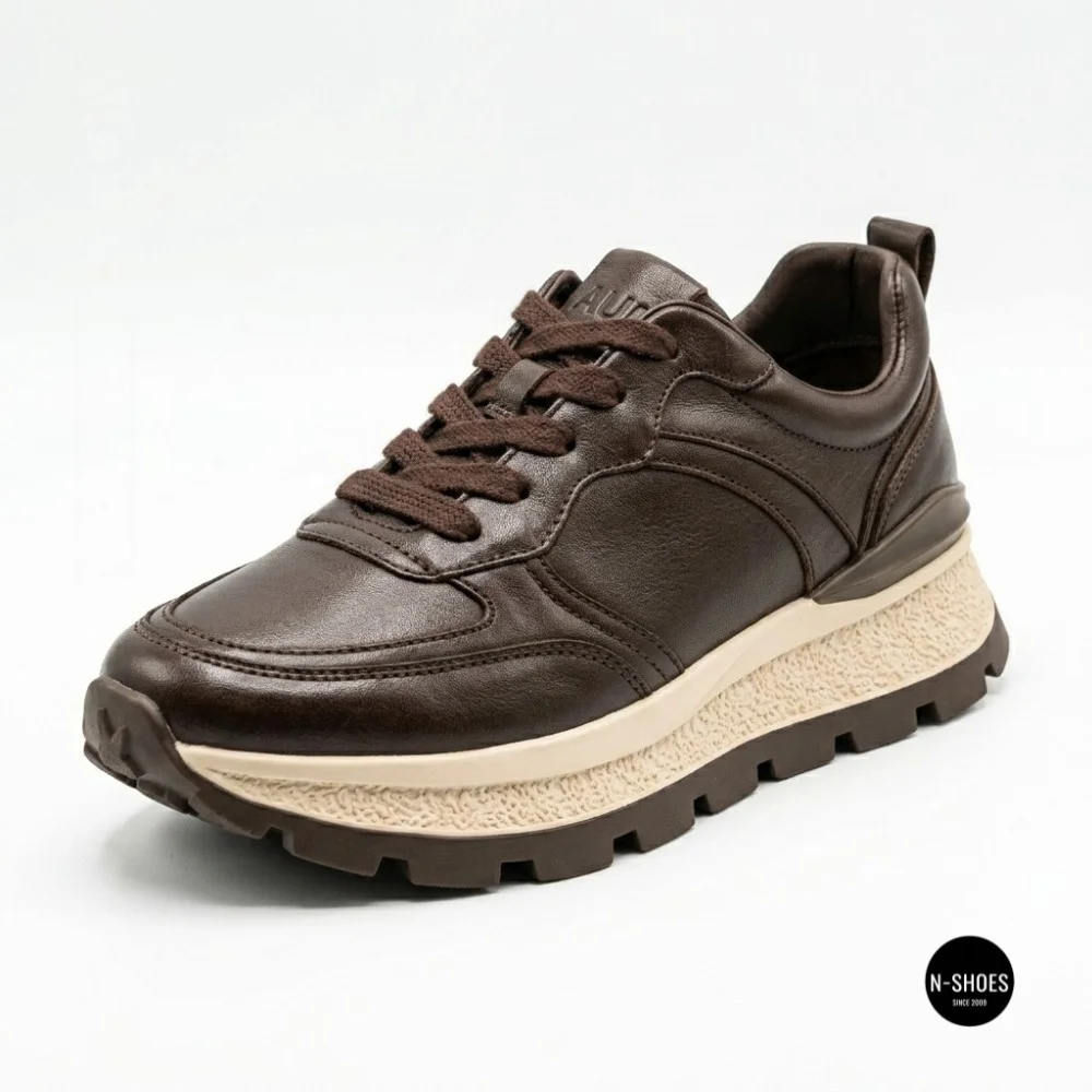 Стильні коричневі кросівки Allsy 214857 26Z65D351 9-2 BROWN Lonza 219969 6329  з натуральної шкіри
