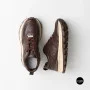 Стильні коричневі кросівки Allsy 214857 26Z65D351 9-2 BROWN Lonza 219969 6329  з натуральної шкіри