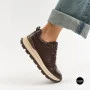 Стильні коричневі кросівки Allsy 214857 26Z65D351 9-2 BROWN Lonza 219969 6329  з натуральної шкіри