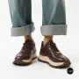 Стильні коричневі кросівки Allsy 214857 26Z65D351 9-2 BROWN Lonza 219969 6329  з натуральної шкіри