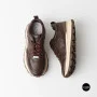 Стильні коричневі кросівки Allsy 214857 26Z65D351 9-2 BROWN Lonza 219969 6329  з натуральної шкіри
