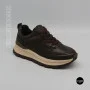 Стильні коричневі кросівки Allsy 214857 26Z65D351 9-2 BROWN Lonza 219969 6329  з натуральної шкіри