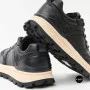 Демі кросівкиAllsy 214856 26Z65D351 9-1 BLACK Lonza 220011 6330 - чорна натуральна шкіра