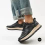 Демі кросівкиAllsy 214856 26Z65D351 9-1 BLACK Lonza 220011 6330 - чорна натуральна шкіра