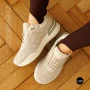 Бежевые женские кроссовки Allsy 214911 6331 - комфорт каждый день
