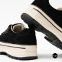 Жіночі кеди на платформі LAllsy 215400 Lonza 219912 6335 BLACK — чорна замша