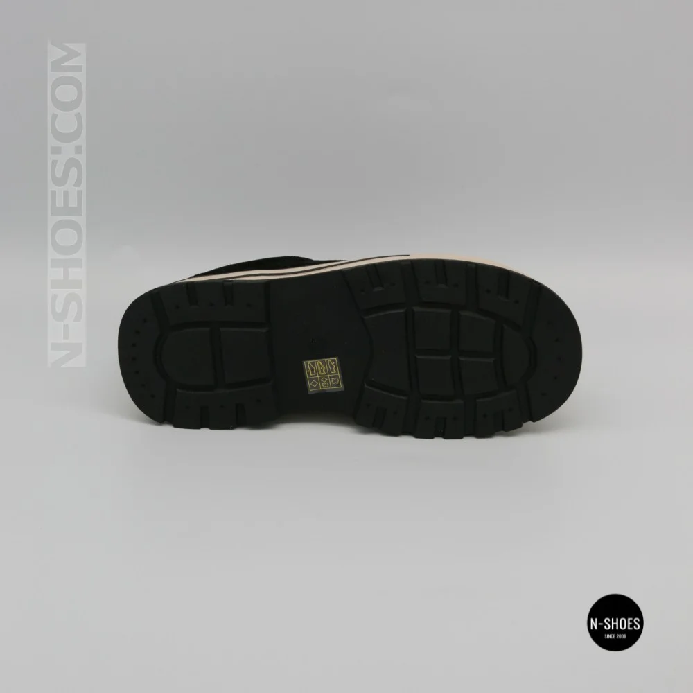 Жіночі кеди на платформі LAllsy 215400 Lonza 219912 6335 BLACK — чорна замша