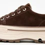 Трендові кеди Allsy 215399 Lonza 219914 6336 BROWN - платформа і натуральна замша