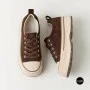 Трендові кеди Allsy 215399 Lonza 219914 6336 BROWN - платформа і натуральна замша