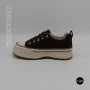 Трендові кеди Allsy 215399 Lonza 219914 6336 BROWN - платформа і натуральна замша