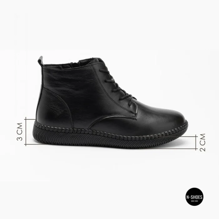 Женские ботинки Allsy 215848 676-202709-1R 6339 BLACK 6339: комфорт в каждом шаге
