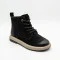 Жіночі демі шкіряні черевики Allsy 216616 25Z53R002-2 BLACK 6340 чорні атомічний носок комфортні з натурального нубука