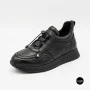 Кросівки Allsy 215861 595-2A8053-2193H-1R BLACK 6341 - легкість кожного кроку в шкірі