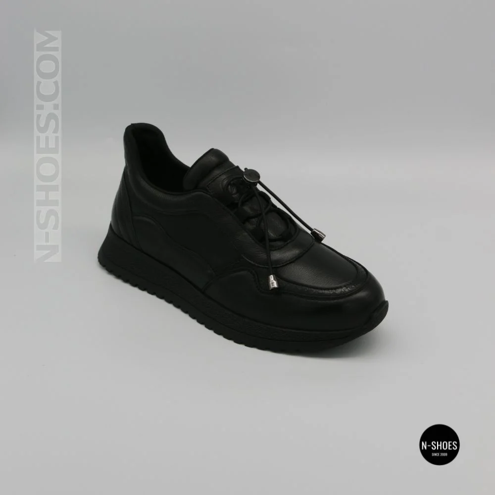 Кросівки Allsy 215861 595-2A8053-2193H-1R BLACK 6341 - легкість кожного кроку в шкірі