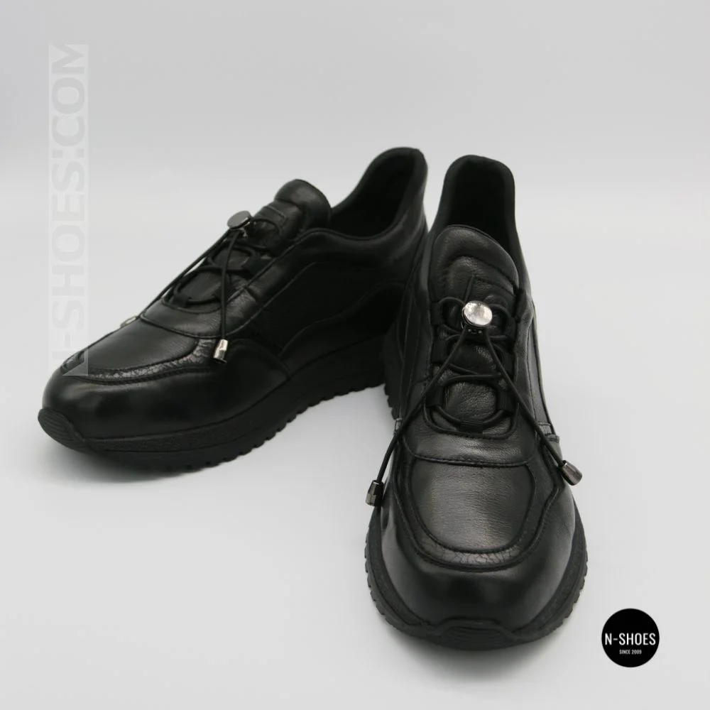 Кросівки Allsy 215861 595-2A8053-2193H-1R BLACK 6341 - легкість кожного кроку в шкірі