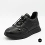 Кросівки Allsy 215861 595-2A8053-2193H-1R BLACK 6341 - легкість кожного кроку в шкірі