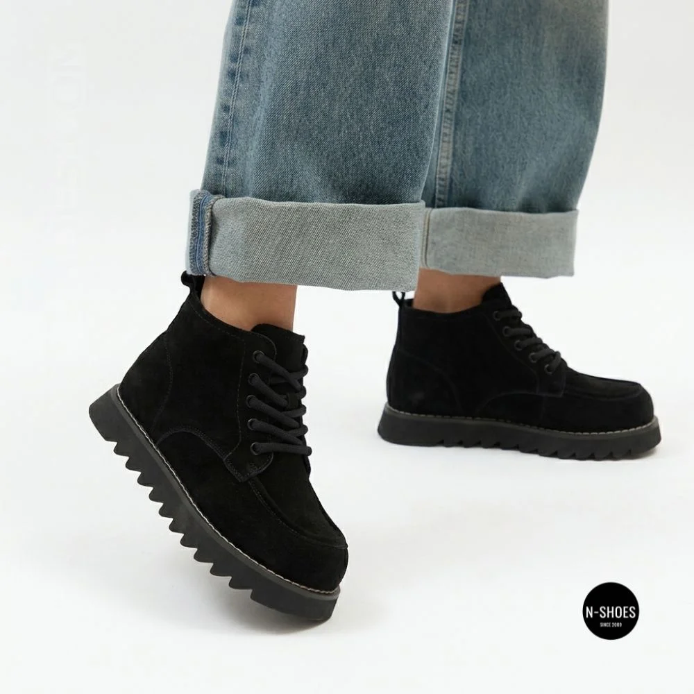 Allsy 216334 7257 BLACK SUEDE 6346: тепло у справжній замші