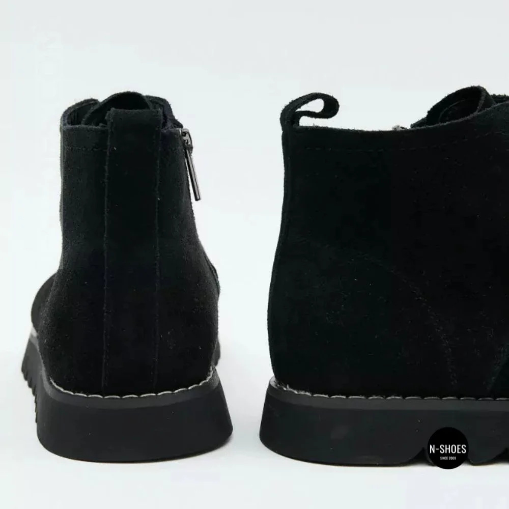 Allsy 216334 7257 BLACK SUEDE 6346: тепло у справжній замші