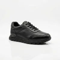 Кросівки жіночі з натуральної шкіри Allsy 216524 25D1D791-1 BLACK 6362 Чорні демісезонні