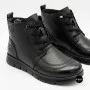 Женские кожаные ботинки Allsy 216897 687-6097-1P Lonza 219874 6368 BLACK для комфорта