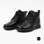 Женские кожаные ботинки Allsy 216897 687-6097-1P Lonza 219874 6368 BLACK для комфорта