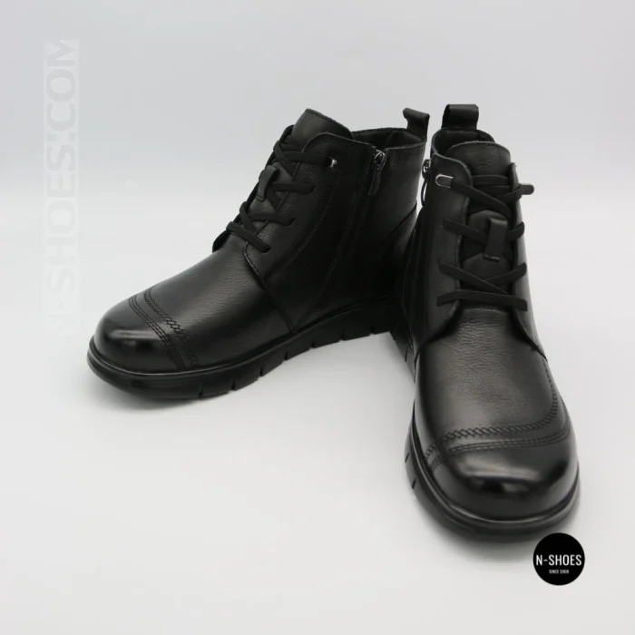 Женские кожаные ботинки Allsy 216897 687-6097-1P Lonza 219874 6368 BLACK для комфорта