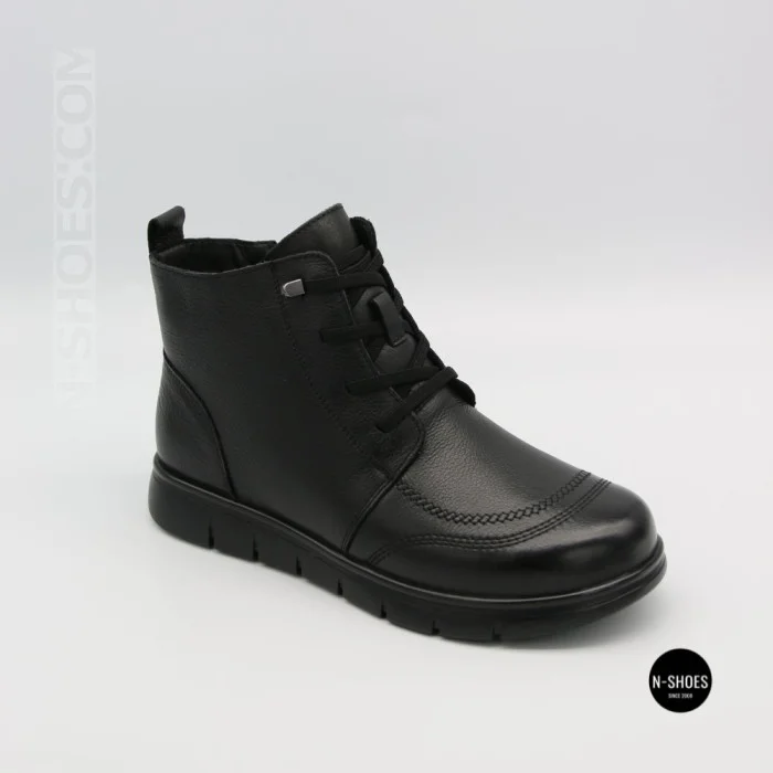 Женские кожаные ботинки Allsy 216897 687-6097-1P Lonza 219874 6368 BLACK для комфорта