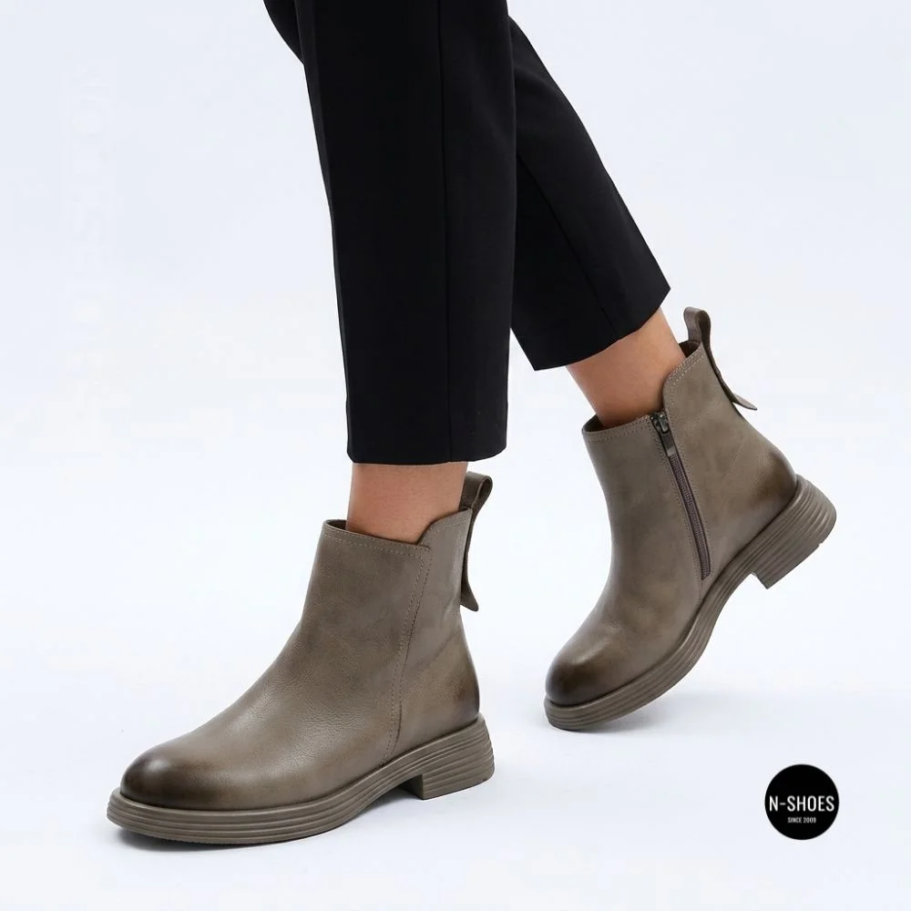 Everyday Taupe Chelsea Boots Allsy 216528 25D1R383-9 GREY 6371