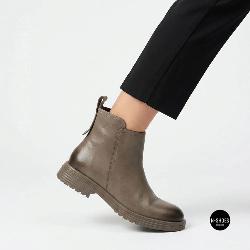 Everyday Taupe Chelsea Boots Allsy 216528 25D1R383-9 GREY 6371