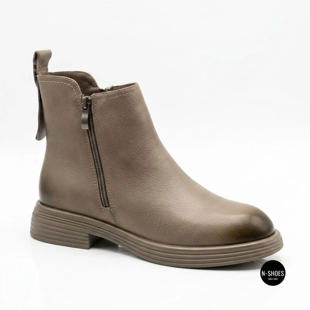 Everyday Taupe Chelsea Boots Allsy 216528 25D1R383-9 GREY 6371