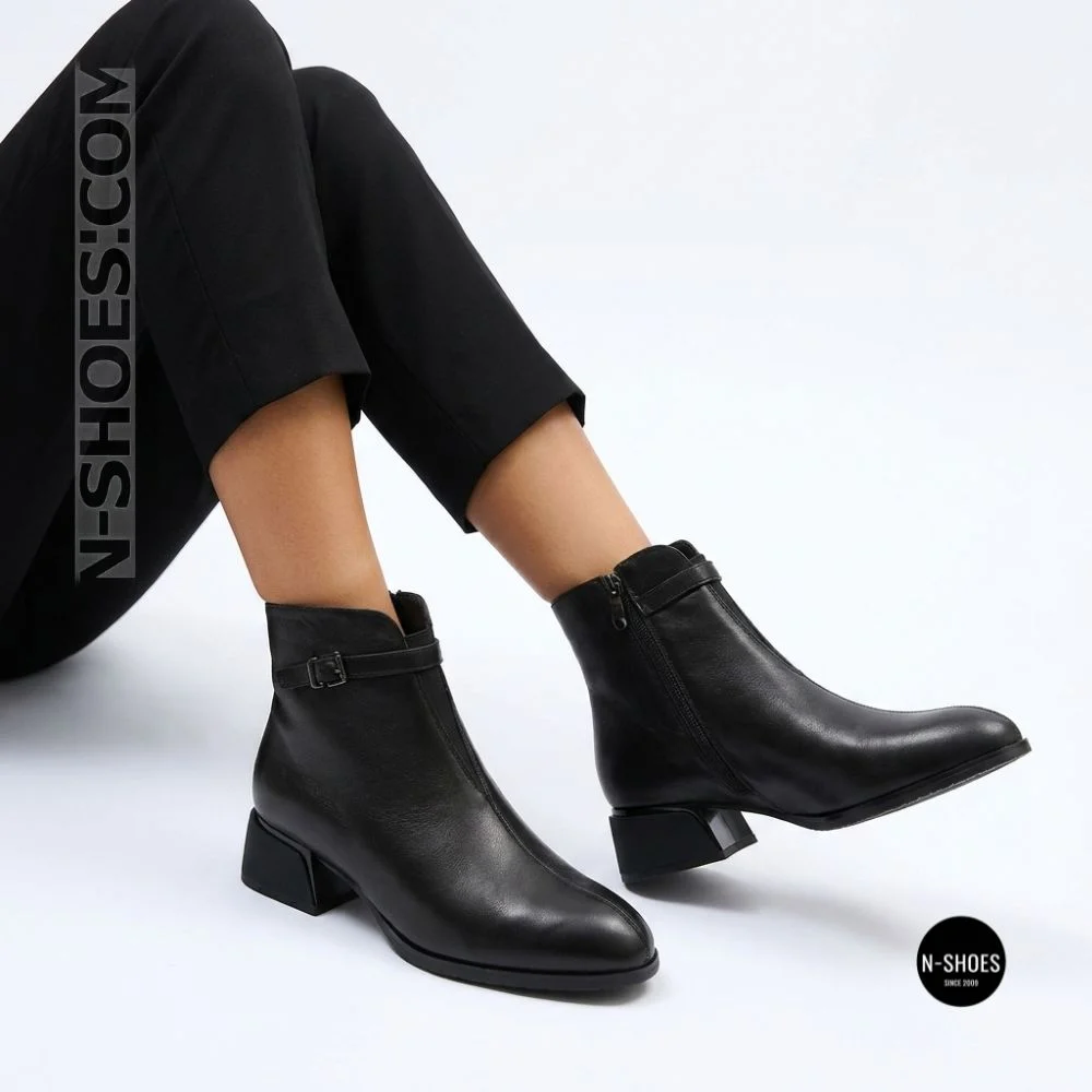 Anna Lucci 217196 T1518-H55-12 6372 Ankle Boots: Black Classic