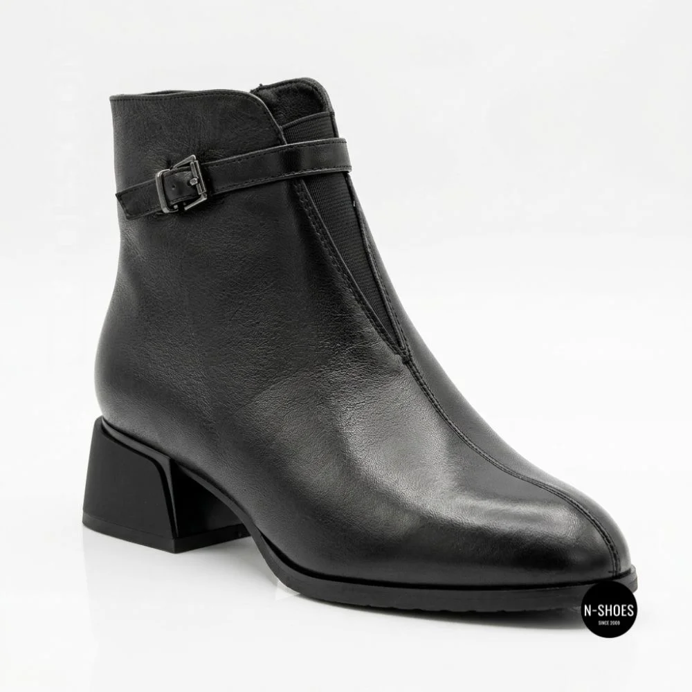 Anna Lucci 217196 T1518-H55-12 6372 Ankle Boots: Black Classic