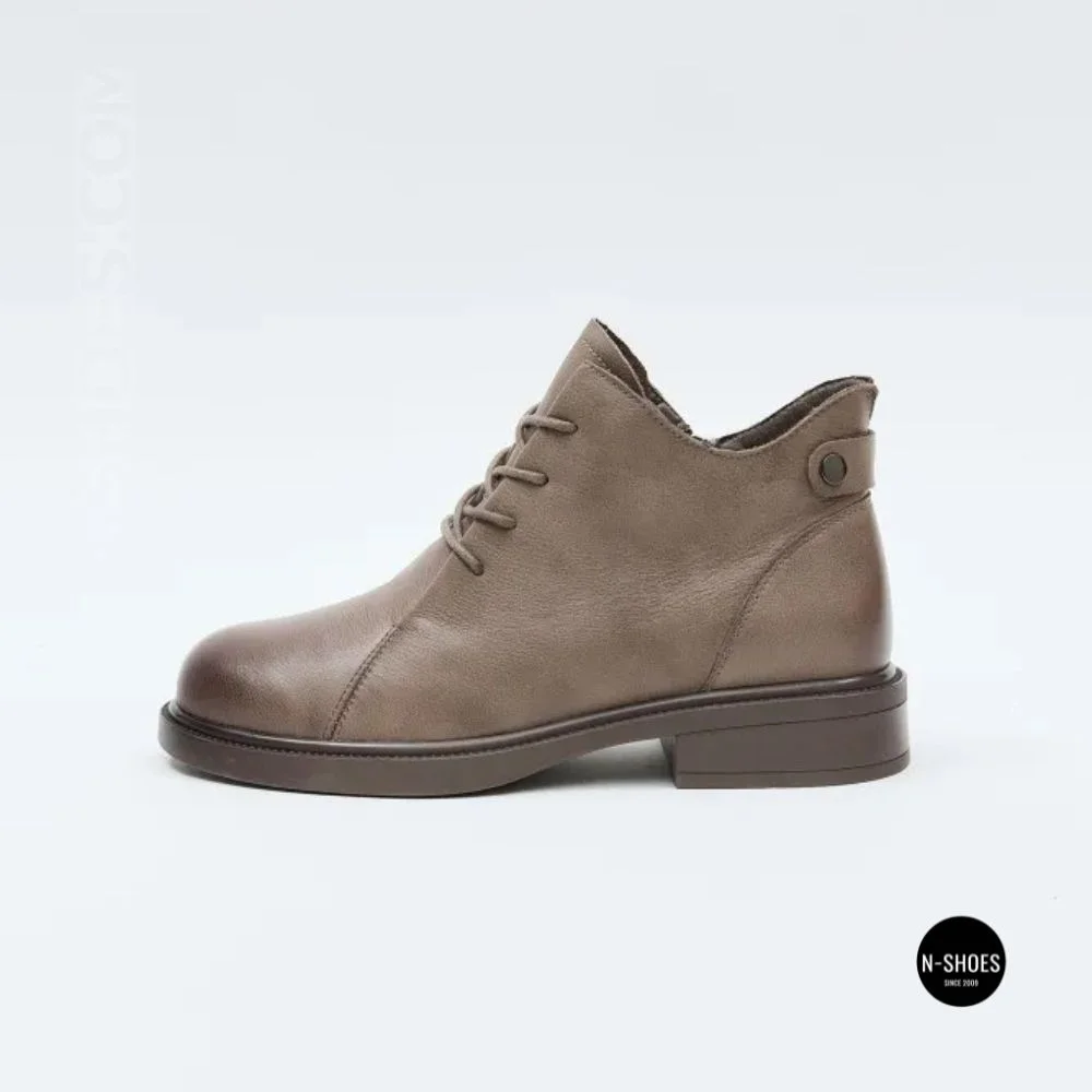 Шкіряні черевики Allsy 216530 25D1R790-5 GREY 6379 - стиль і комфорт