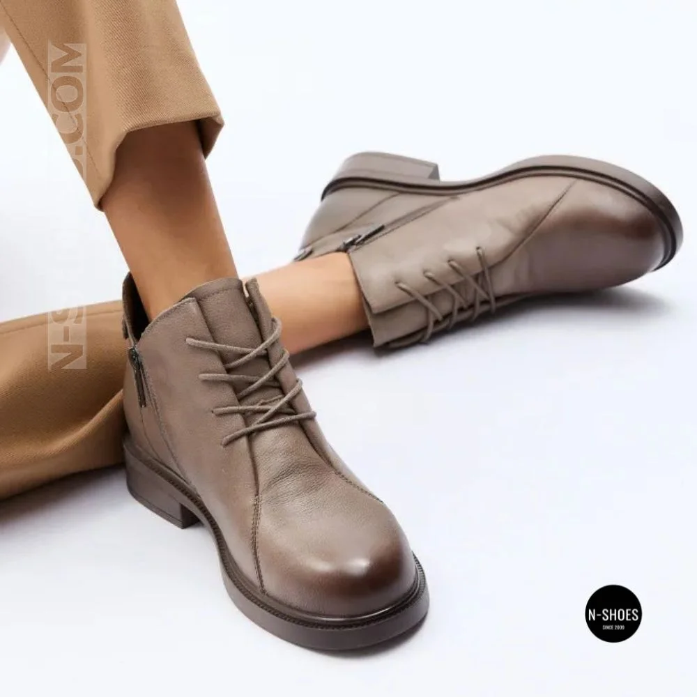 Шкіряні черевики Allsy 216530 25D1R790-5 GREY 6379 - стиль і комфорт