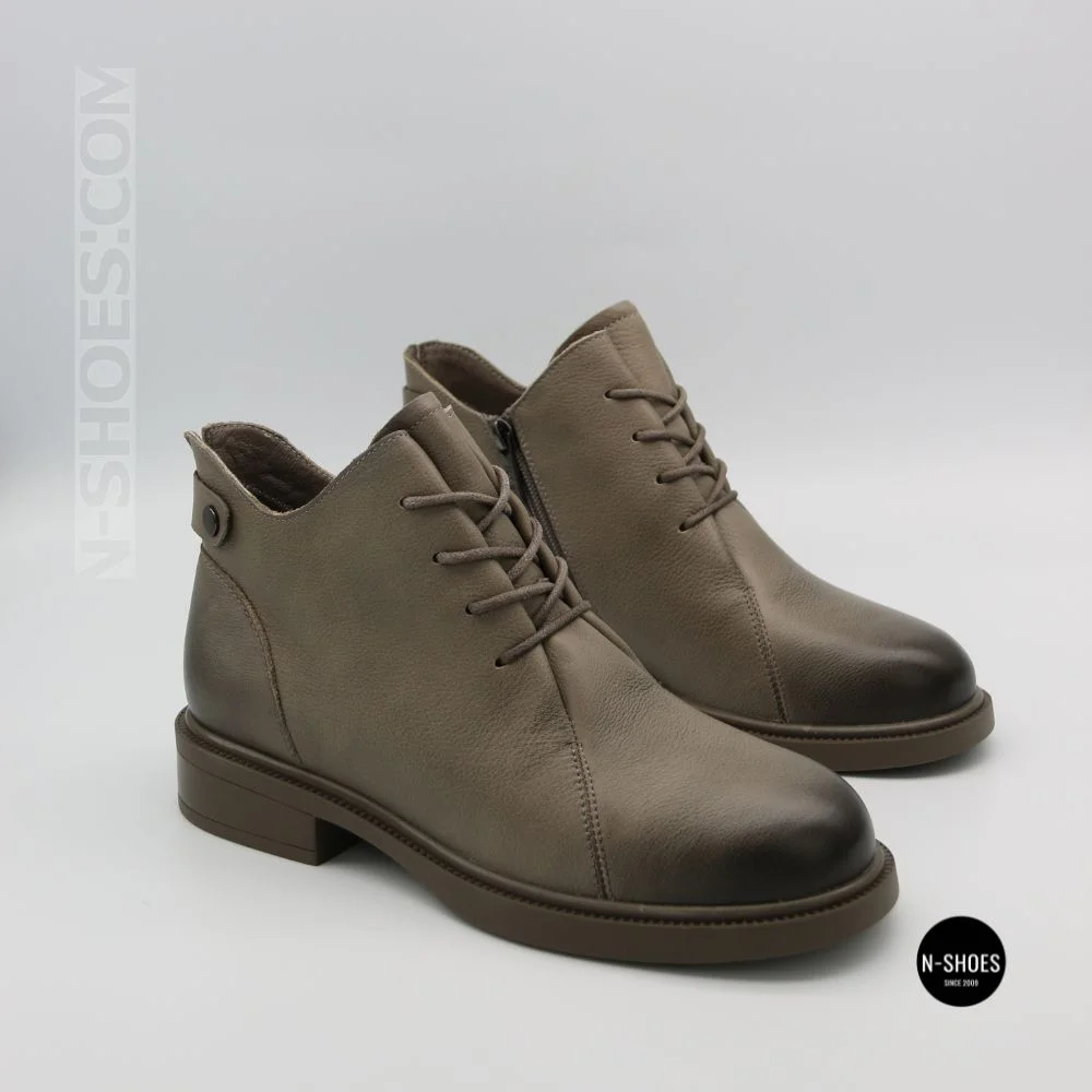 Шкіряні черевики Allsy 216530 25D1R790-5 GREY 6379 - стиль і комфорт