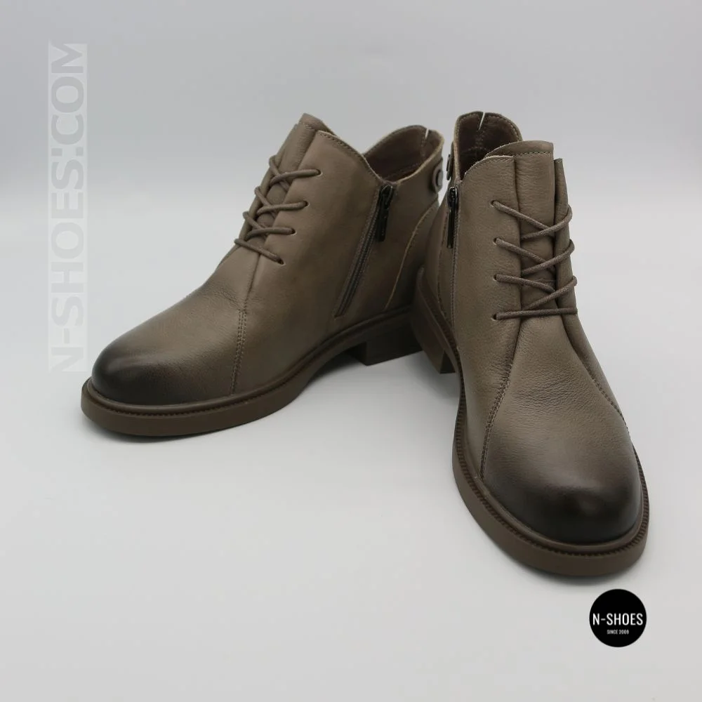 Шкіряні черевики Allsy 216530 25D1R790-5 GREY 6379 - стиль і комфорт