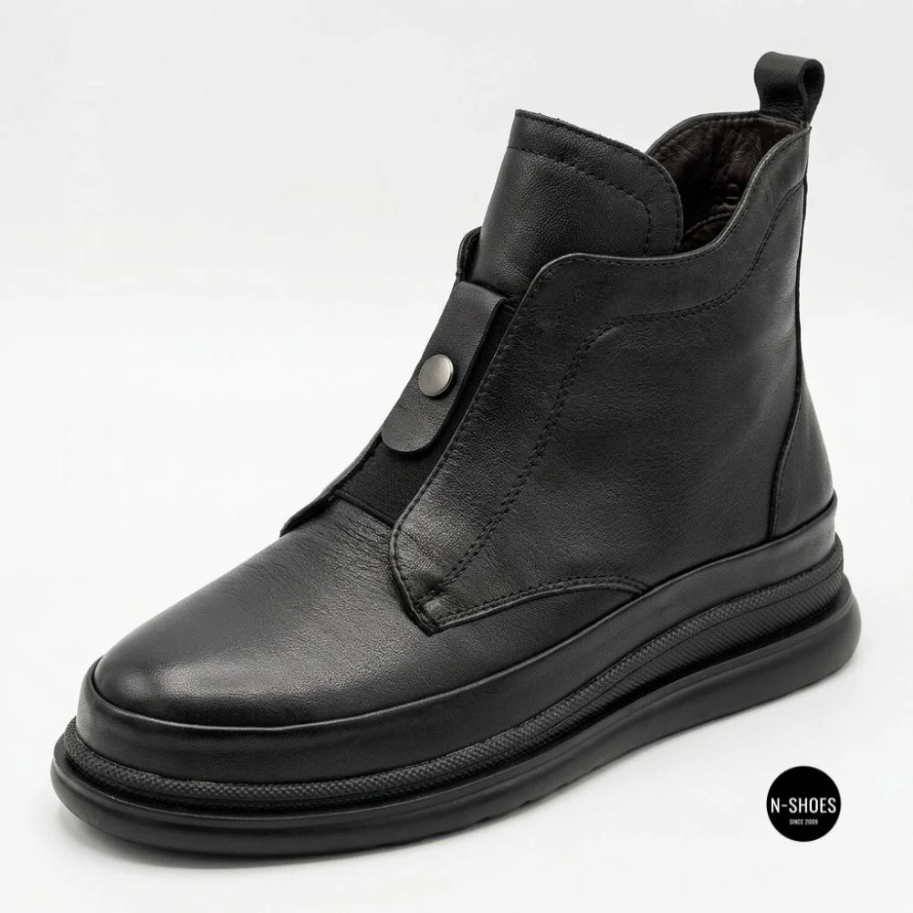 Стильні шкіряні черевики Allsy 216638 C52271-528 BLACK Lonza 217923 6380