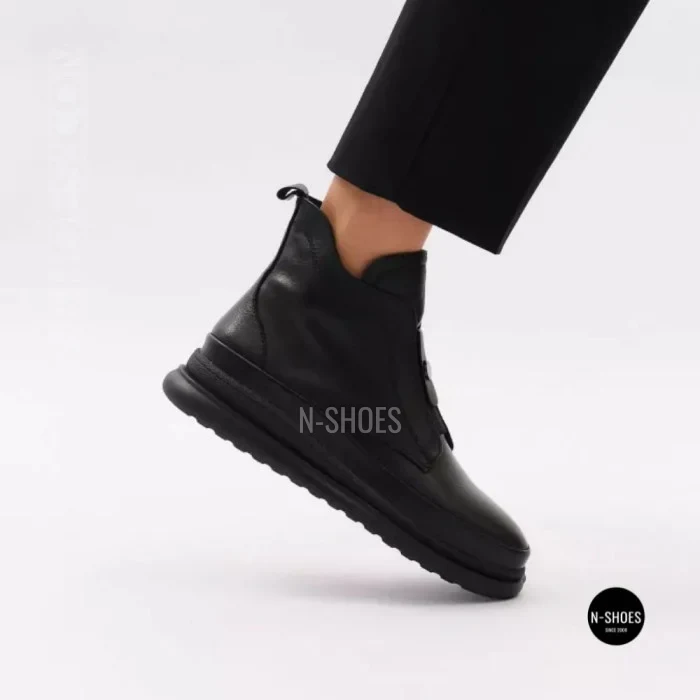 Стильні шкіряні черевики Allsy 216638 C52271-528 BLACK Lonza 217923 6380
