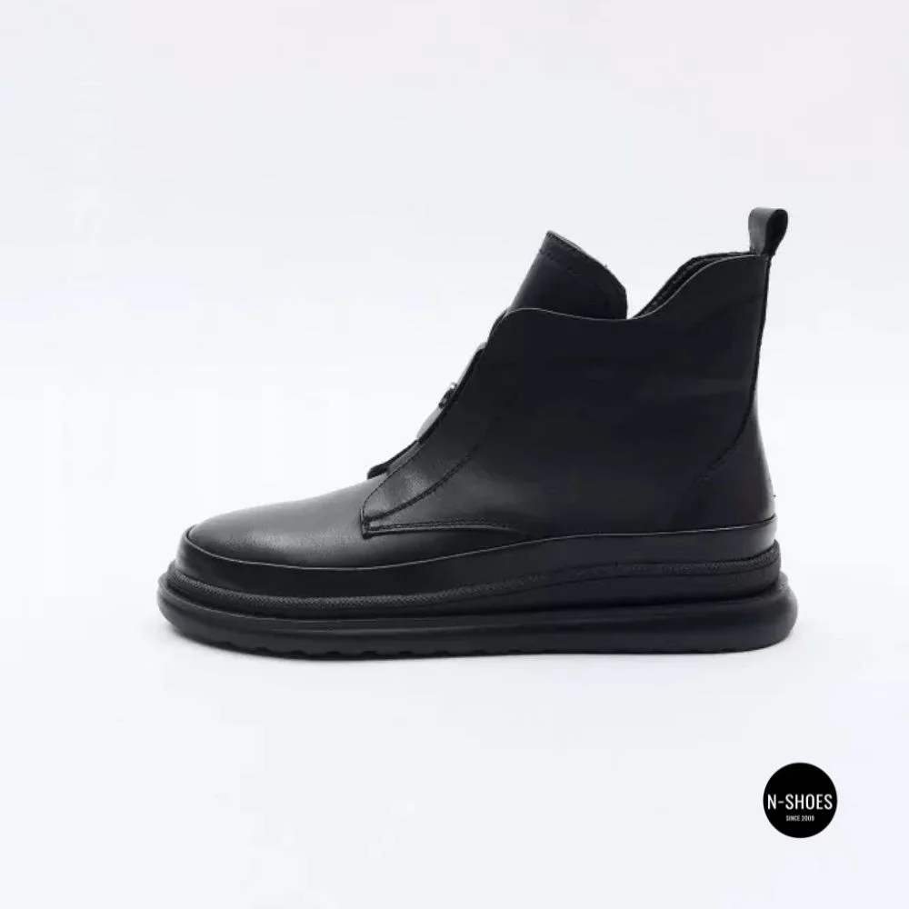 Стильні шкіряні черевики Allsy 216638 C52271-528 BLACK Lonza 217923 6380