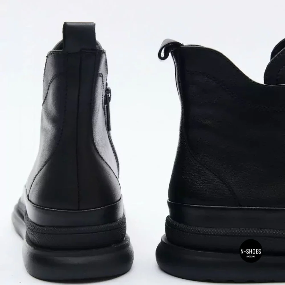 Стильні шкіряні черевики Allsy 216638 C52271-528 BLACK Lonza 217923 6380