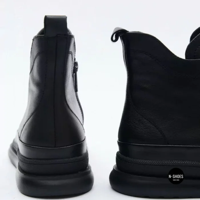 Стильні шкіряні черевики Allsy 216638 C52271-528 BLACK Lonza 217923 6380