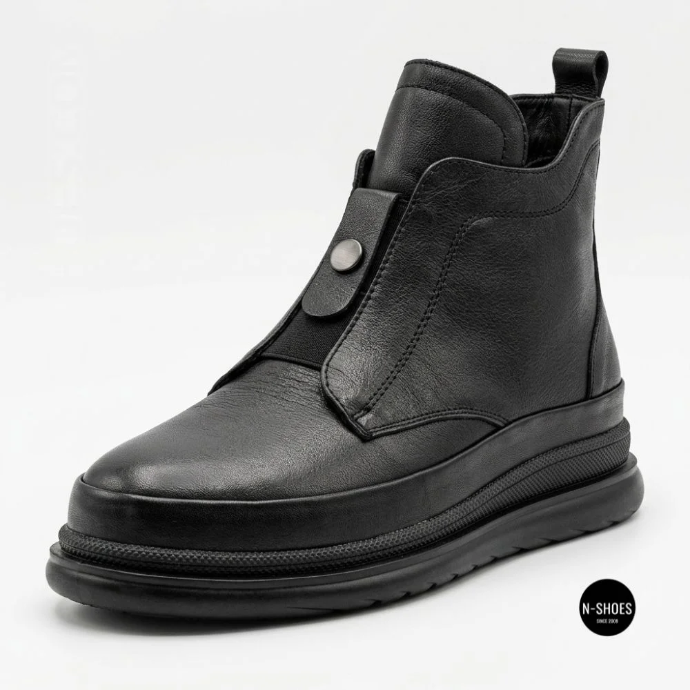Стильні шкіряні черевики Allsy 216638 C52271-528 BLACK Lonza 217923 6380