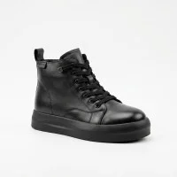 Women's winter boots Allsy 214973 26Z53Z3138-3 BLACK 6382 comfortable black made of genuine leather