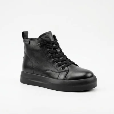Women's winter boots Allsy 214973 26Z53Z3138-3 BLACK 6382 comfortable black made of genuine leather