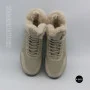 Бежеві шкіряні черевики Allsy 216592 25Z2Z089-10-2 MILK 6383