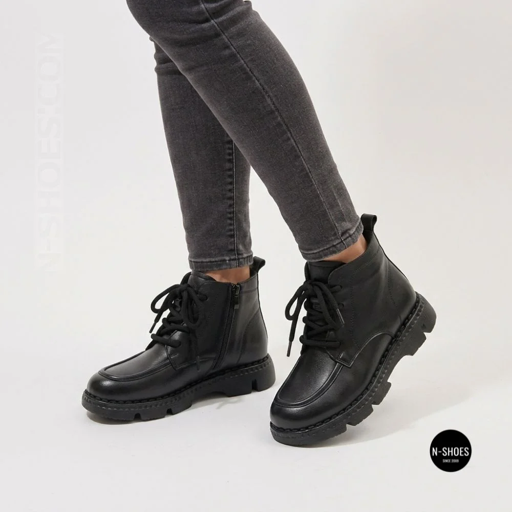Комфортні зимові черевики Allsy 214981 26Q10M3637-1 BLACK