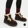 Жіночі зимові уггі Allsy 216327 Z6513-1 BLACK SUEDE 6391 із натуральної замші