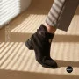 Елегантні демісезонні ботильйони Fabio Monelli 216609 LE1245-WS678-YF340B BROWN SUEDE Lonza 220214 6394