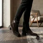 Елегантні демісезонні ботильйони Fabio Monelli 216609 LE1245-WS678-YF340B BROWN SUEDE Lonza 220214 6394